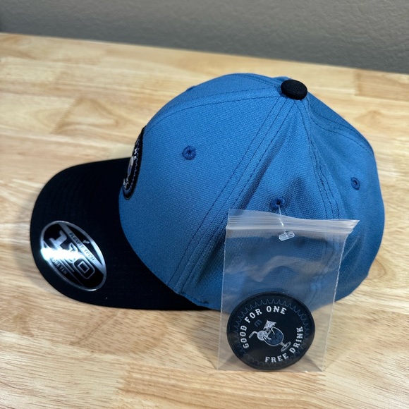 Travis Matthew Rum Days Snapback Hat Blue Golf Party 110 Flex Cap New With TAG - Picture 5 of 10